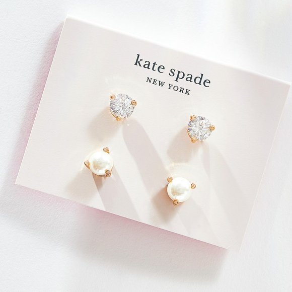 kate spade rise and shine stud earring set